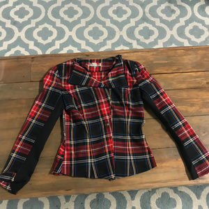 Plaid HEED Women's Jacket - Red & Black